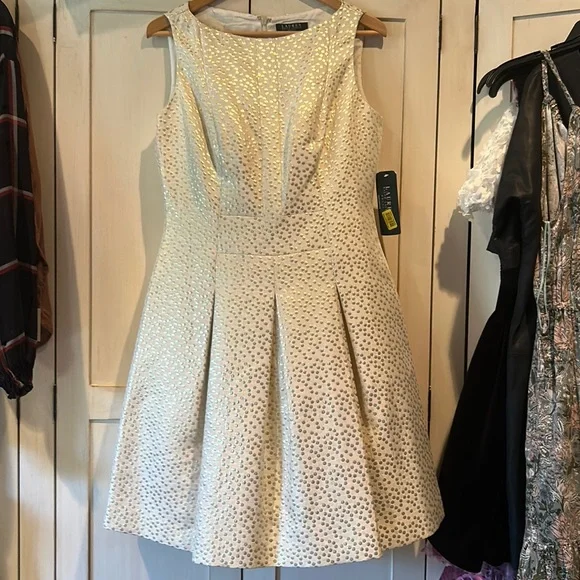 Lauren Ralph Lauren | Dresses | Nwt Ralph Lauren Holiday Gold Polka Dot Dress Size | Poshmark Lauren Ralph Lauren | Dresses | Nwt Ralph Lauren Holiday Gold Polka Dot Dress Size | Poshmark